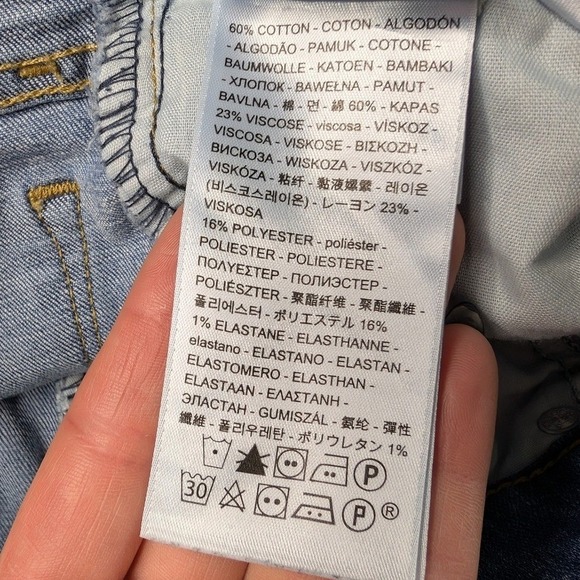 Levi's W26 X L32 Women's Blue Medium Wash Skinny Jeans - Picture 5 of 6